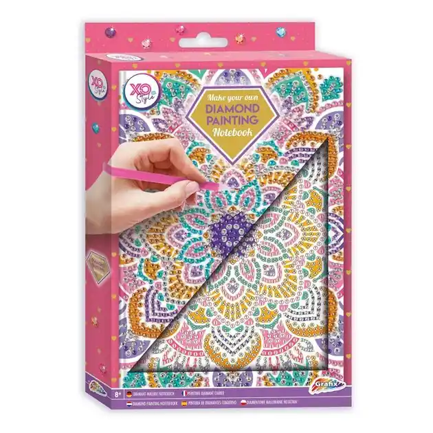 Maak je eigen Diamond Painting Notebook Roze Superprijs