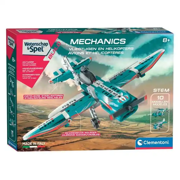 Voordeelprijs Clementoni Wetenschap & Spel Mechanica - Vliegtuigen