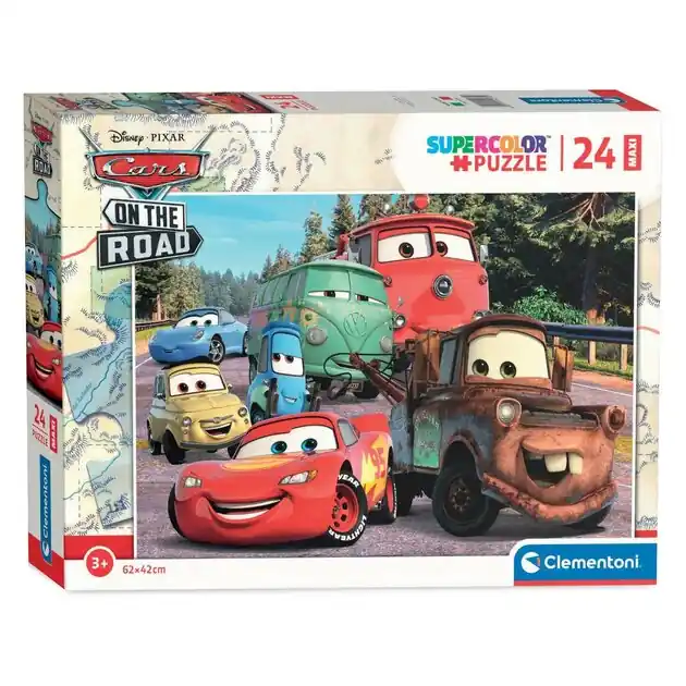 Clementoni Maxi Legpuzzel Cars, 24st. Seizoensaanbieding