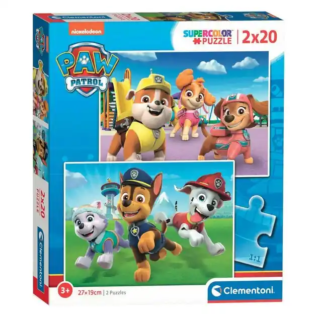 Populair Clementoni Legpuzzel Paw Patrol, 2x20st.