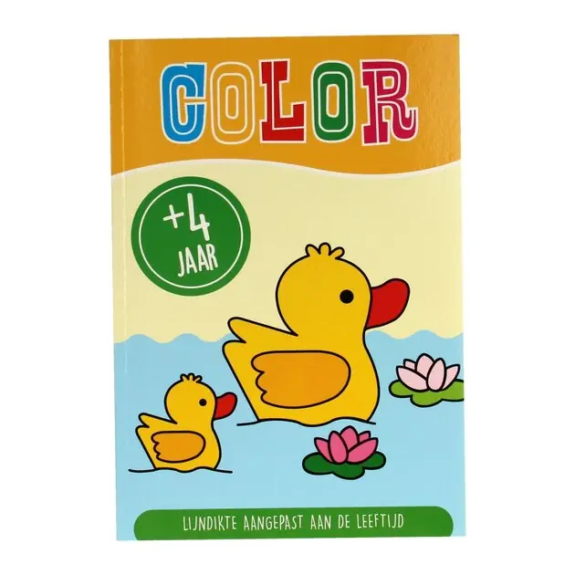 Betaalbaar Kleurboek Color 4+ Jaar