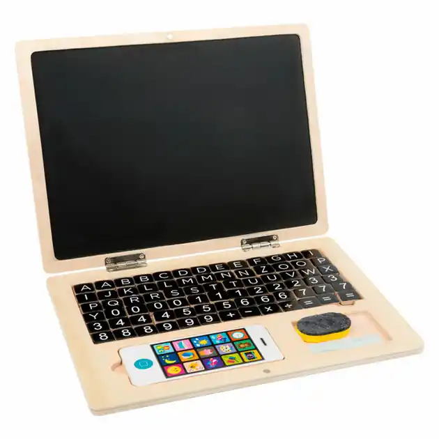Small Foot - Houten Laptop met Magneetbord Koopje
