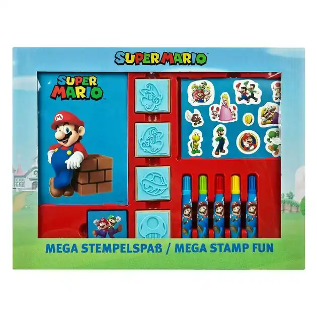 Weekendaanbieding Super Mario Mega Stempelset