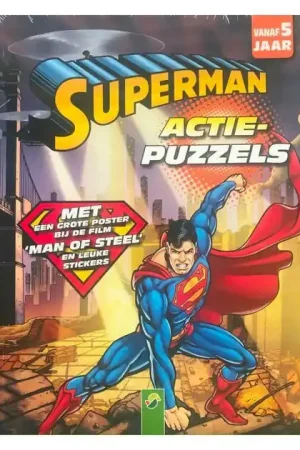 Express Levering Superman Actie Letterpuzzels, Doolhoven Doeboek