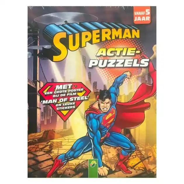 Express Levering Superman Actie Letterpuzzels, Doolhoven Doeboek