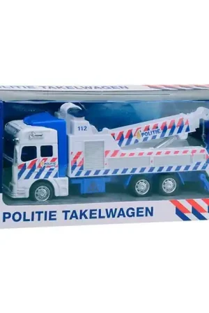 1-1-2 Pull-Back Politie Takelwagen Op = Op