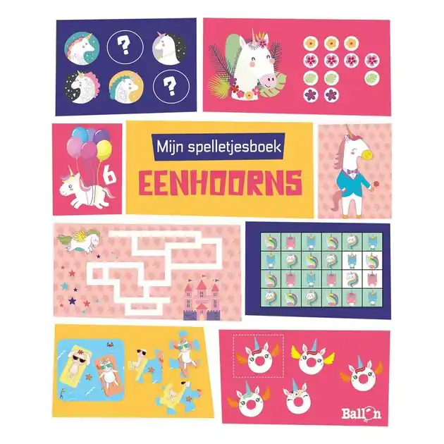 Mijn Spelletjesboek Eenhoorns Populair