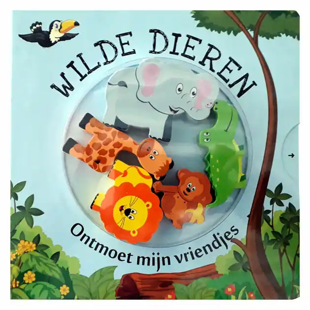 Lage Kosten Kartonboek Ontmoet mijn Vriendjes Wilde Dieren