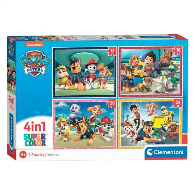 Clementoni Puzzels PAW Patrol, 4in1 Bestseller