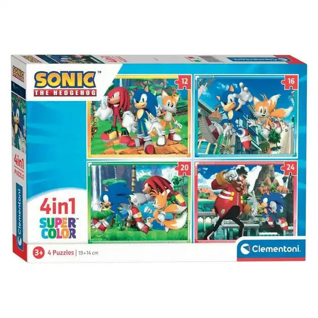 Nu Kopen Clementoni Puzzels Sonic, 4in1