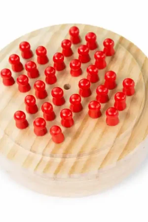 Beperkte Voorraad Bigjigs Mini Solitaire Houten Spel