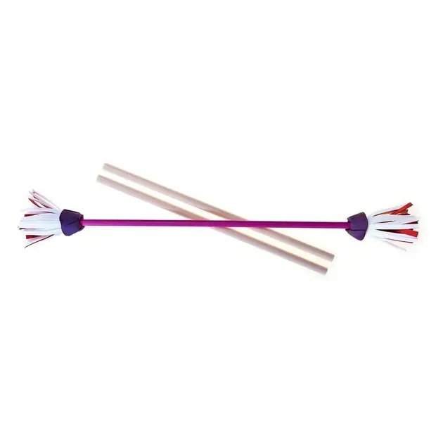 Jongleer Flower Stick - Paars Flitsaanbieding