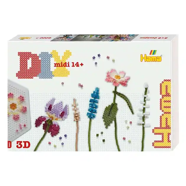 Hama Midi DIY Art Bloemenboeket (6.000st.) Beperkte Voorraad