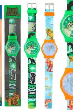 Flitsaanbieding Dino World Horloge
