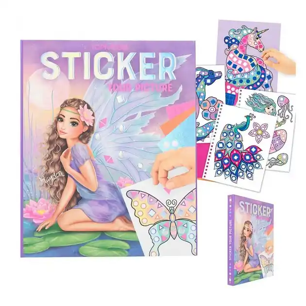 Betaalbaar TOPModel Sticker Your Picture Fantasy Stickerboek