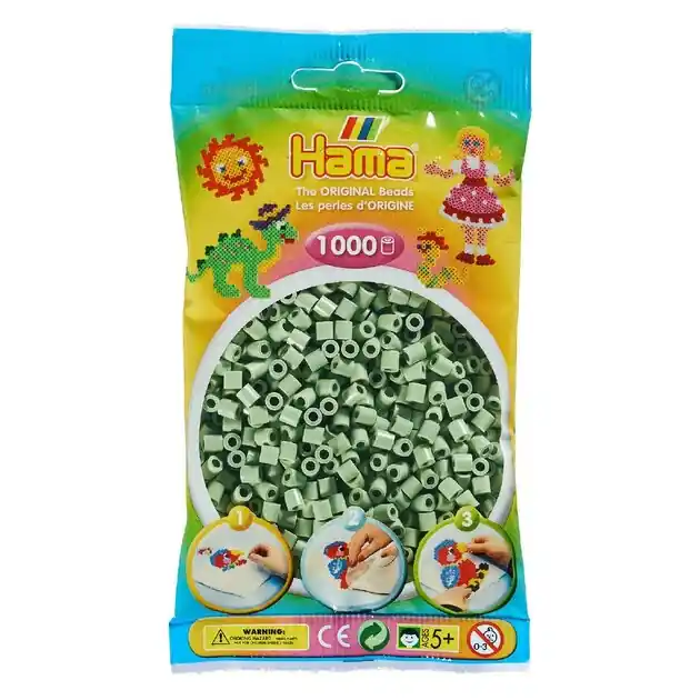 Flitsaanbieding Hama Midi Strijkkralen - Eucalyptus, 1000st.