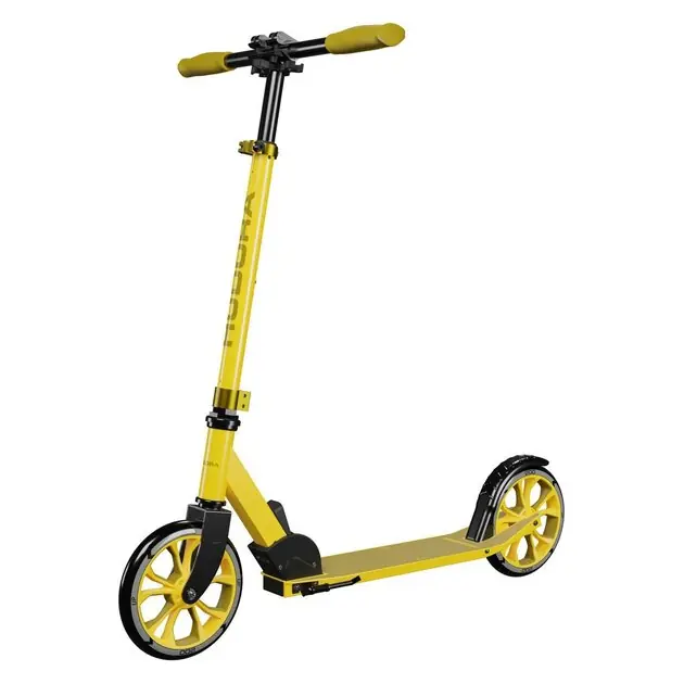 HUDORA Scooter Up 200 Step - Geel Dagaanbieding