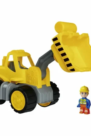 Laatste Versie BIG Power Worker Midi Wiellader Shovel met Figuur