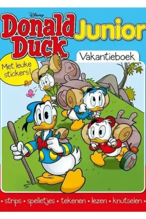 Donald Duck Junior Vakantieboek met Stickers Gereduceerde Prijs