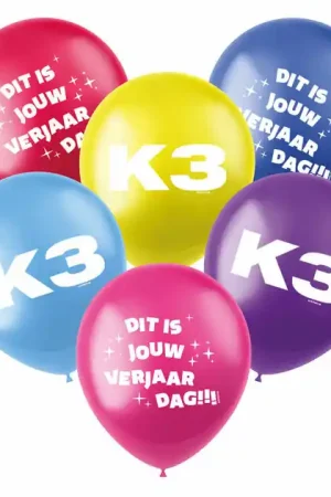 Actieprijs K3 Ballonnen, 6st.