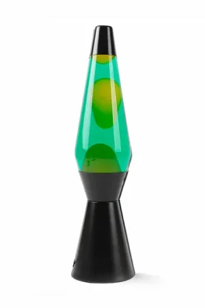 Lavalamp Zwart/Groen, 40cm Lage Prijs