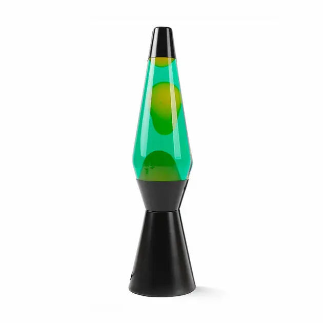 Lavalamp Zwart/Groen, 40cm Lage Prijs