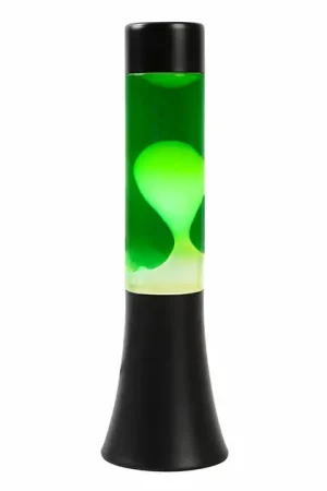 Lavalamp Zwart/Groen/Wit, 30cm Snelle Levering