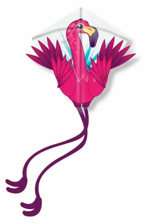 Koop Vandaag Kites Ready 2 Fly - Pop-up Nylon Vlieger Flamingo
