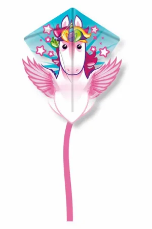 Beperkt Aanbod Kites Ready 2 Fly - Pop-up Nylon Vlieger Eenhoorn