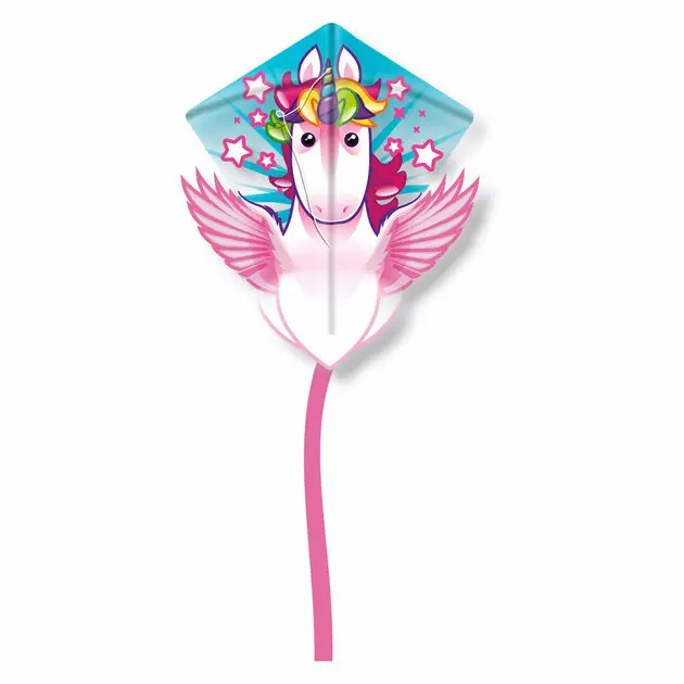 Beperkt Aanbod Kites Ready 2 Fly - Pop-up Nylon Vlieger Eenhoorn
