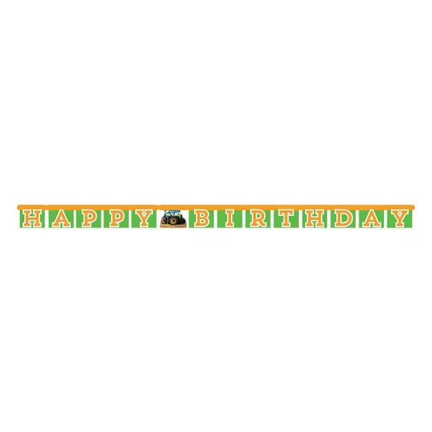 Populair Tractor Letterslinger Happy Birthday