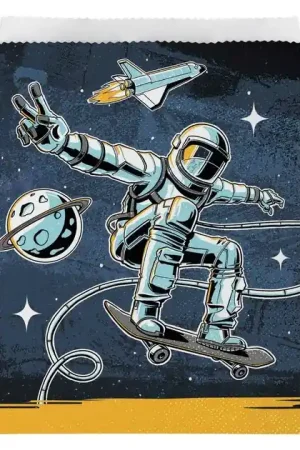Astronaut Uitdeelzakjes, 8st. Betrouwbaar