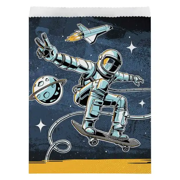 Astronaut Uitdeelzakjes, 8st. Betrouwbaar
