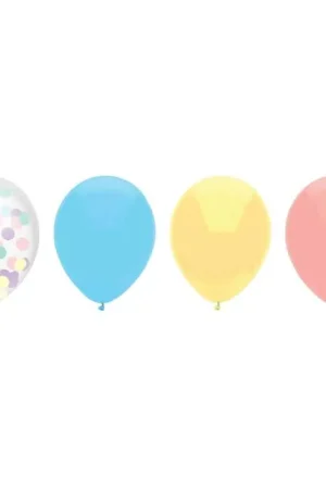 Ballonnenmix Pastel, 6st. Betrouwbaar