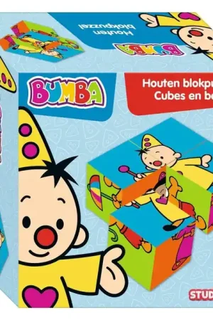 Bestel Nu Bumba Houten Blokpuzzel, 4st.