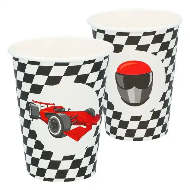 Papieren Bekers Racen, 8st. Koop Online