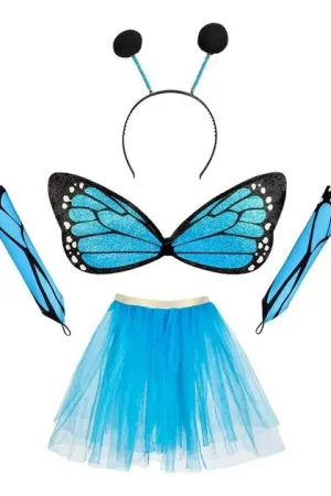 Verkleedset Vlinder Blauw Betaalbaar