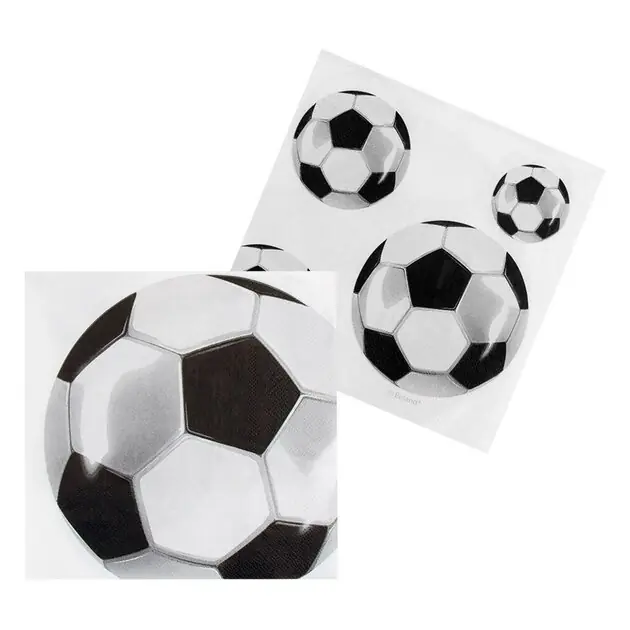 Servetten Voetbal, 20st. Merkproduct