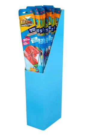 Kites Ready 2 Fly - Thema Vliegers Ruit Display, 24st. Direct Verzonden
