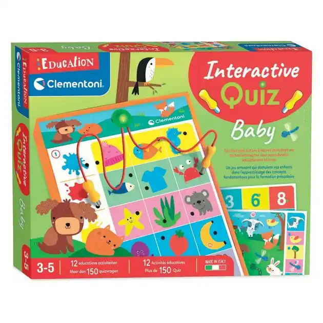 Direct Beschikbaar Clementoni Education - Interactieve Quiz Pre-school Leerspel