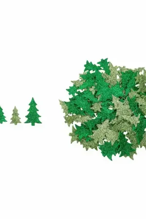 Colorations - Foamstickers Glitter Kerstbomen, 100st. Betaalbaar