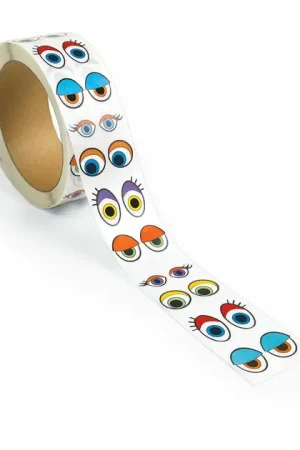 Colorations - Gekleurde Oogstickers, 2000st. Express Levering