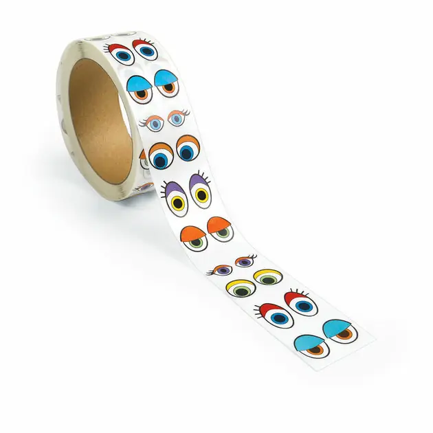 Colorations - Gekleurde Oogstickers, 2000st. Express Levering