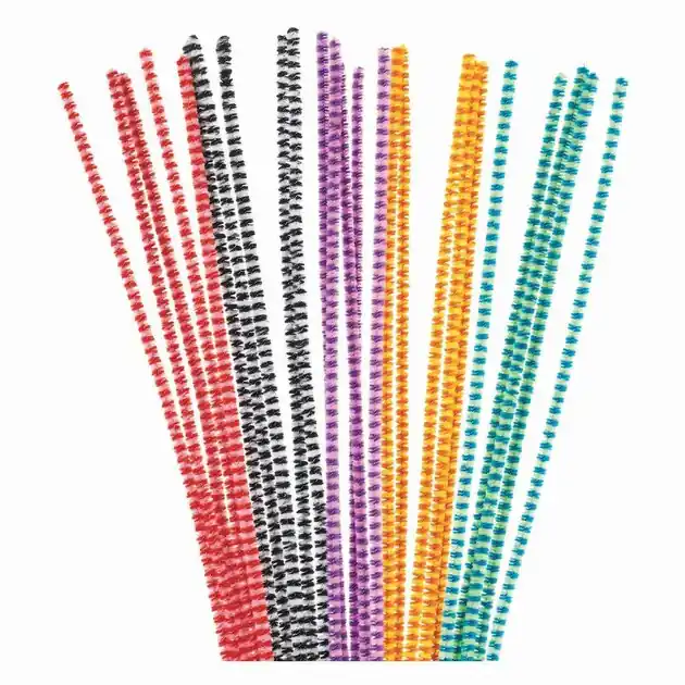 Colorations - Chenilledraad Gestreept, 100st. Hete Deal