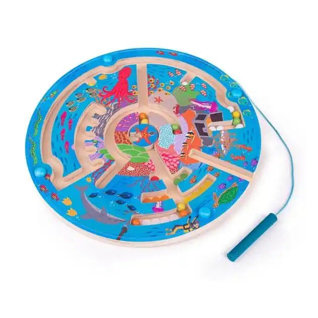 Uitverkoop Bigjigs Magnetische Doolhof Spel - Onderwaterwereld