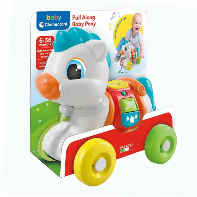 Op = Op Clementoni Baby - Trekdier Pony