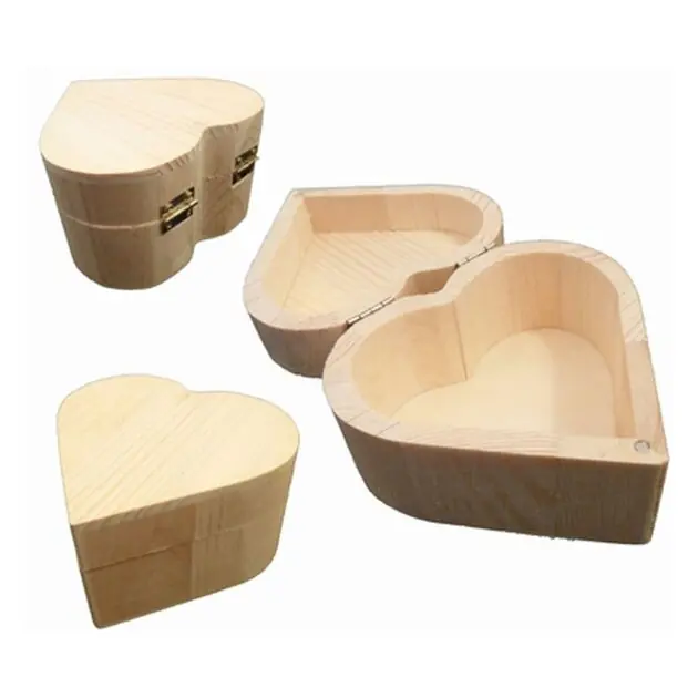 Houten Kistje Hartvorm, 10cm Beste Prijs