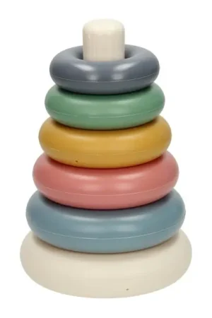 Betrouwbaar Stapelringen Pastelkleuren, 7dlg.