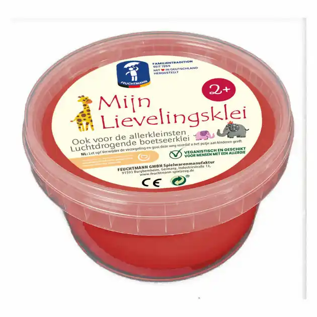 Mijn Lievelingsklei - rood, 500gr. Aanbieding