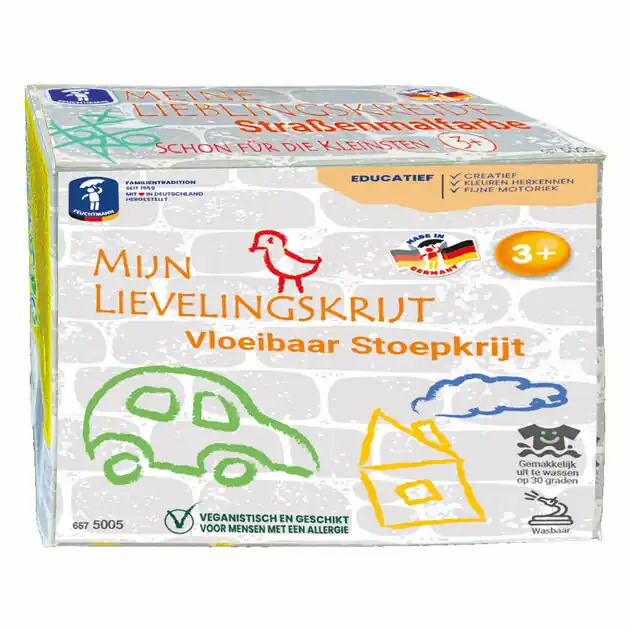 Mijn Lievelingskrijt - Vloeibaar Stoepkrijt, 4x100gr. Lage Prijs